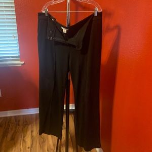 Black professional work pants